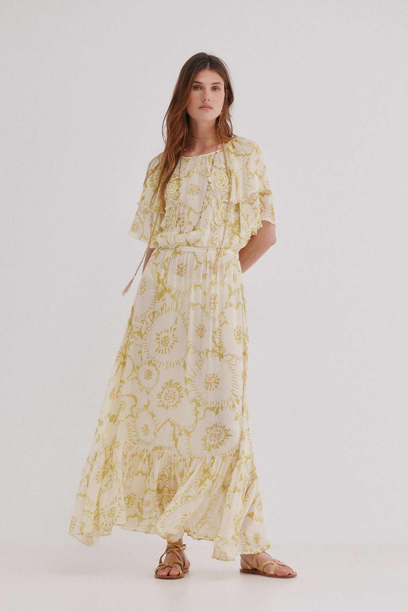 Hoss Intropia Alisha. Vestido largo flu&iacute;do