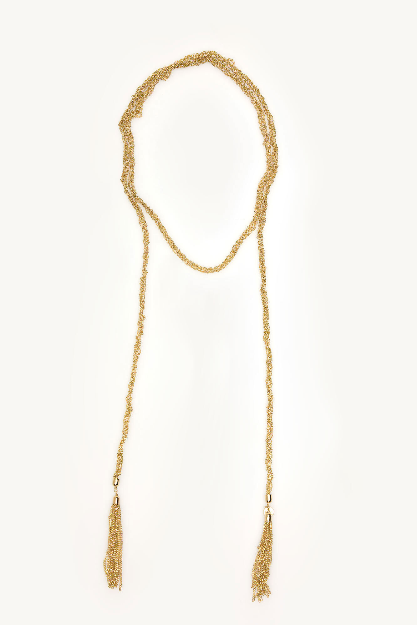 Hoss Intropia Nicole. Collar largo cadena trenzada