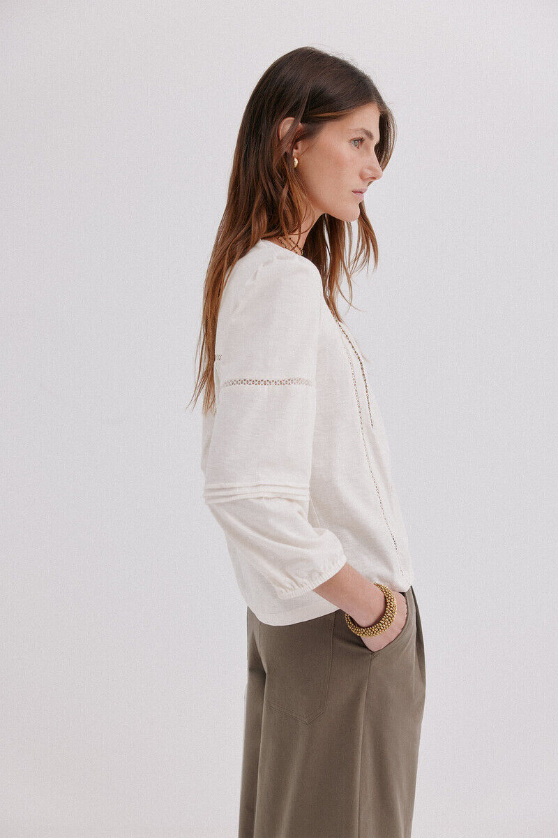 Hoss Intropia Miranda. Blusa rom&aacute;ntica