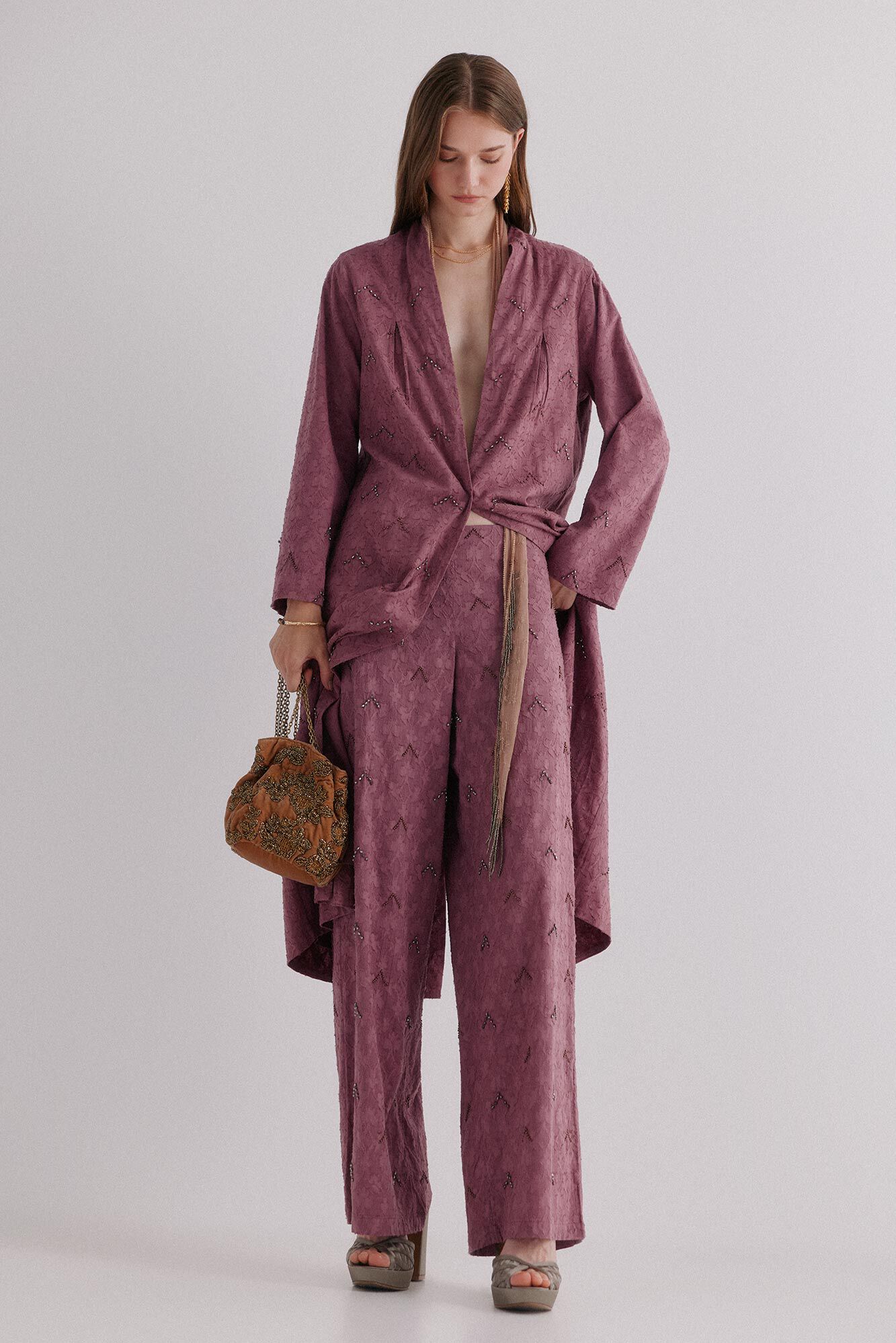 Hoss Intropia Paulina. Pantalones jaquard