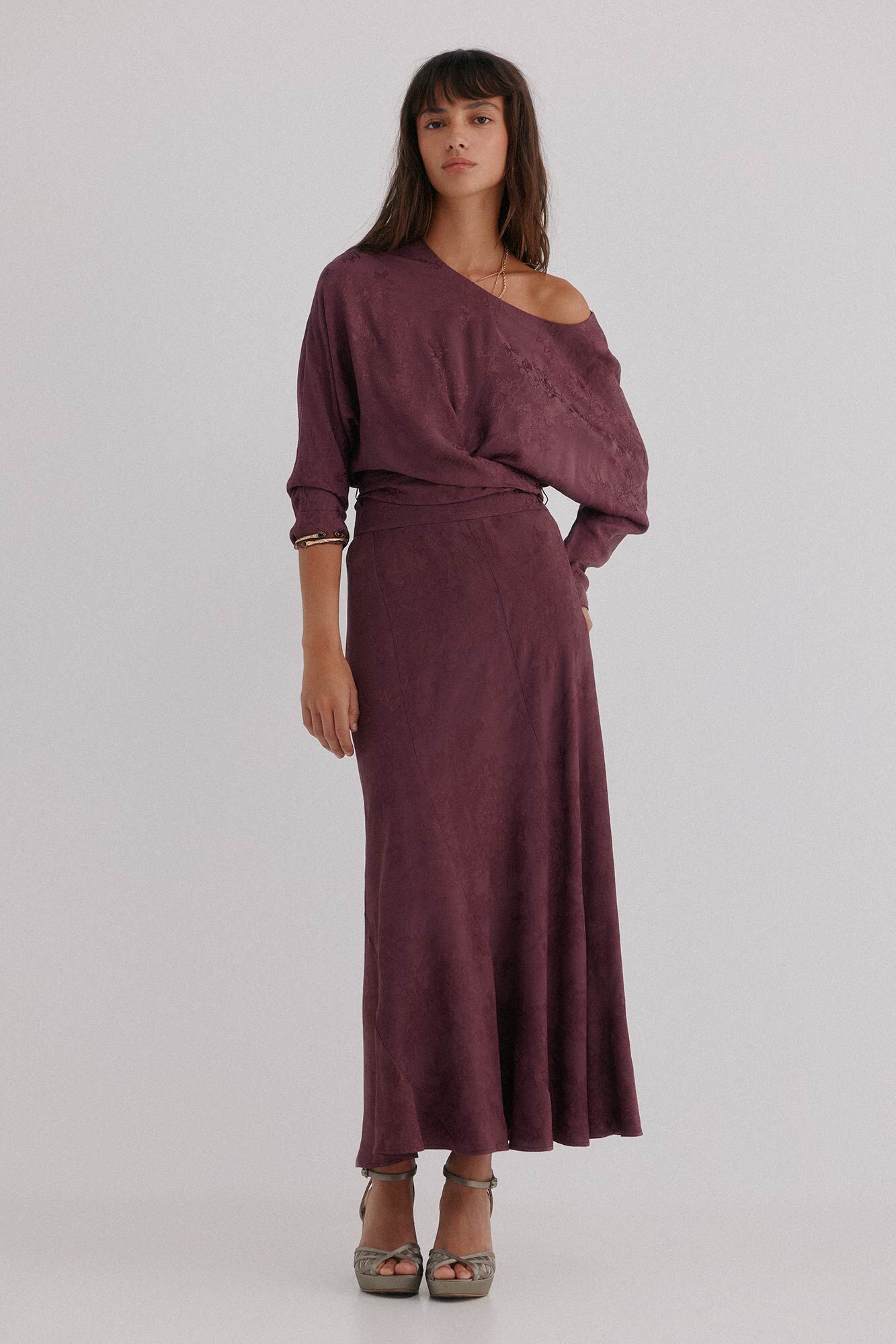 Hoss Intropia Romina. Saia jacquard Granada