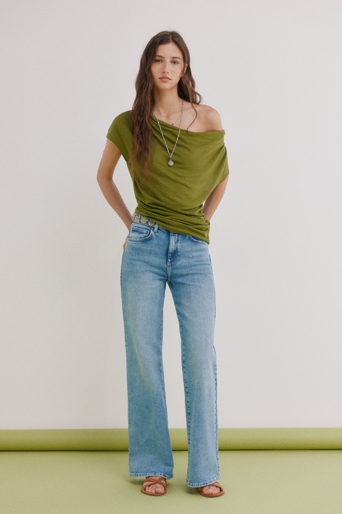 Hoss Intropia Madeline. Camiseta drapeada