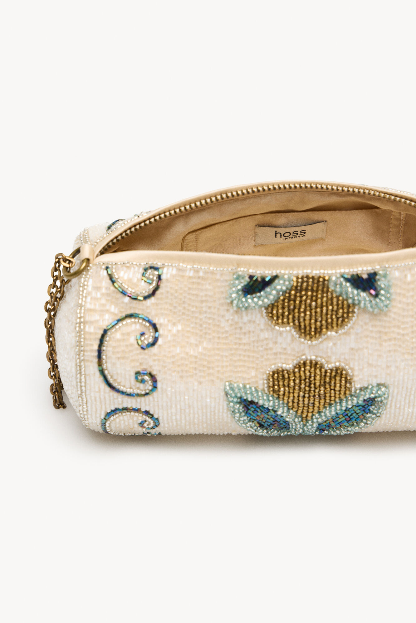 Hoss Intropia Nara. mala de missangas Ecru