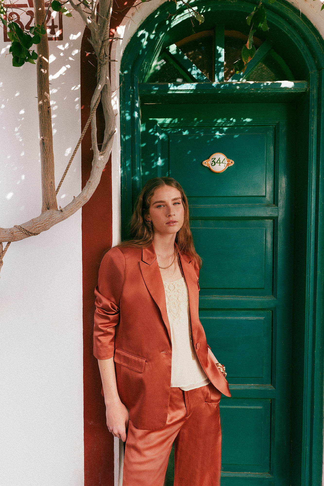 Hoss Intropia Elma.Chaqueta corte cl&aacute;sico Rosa