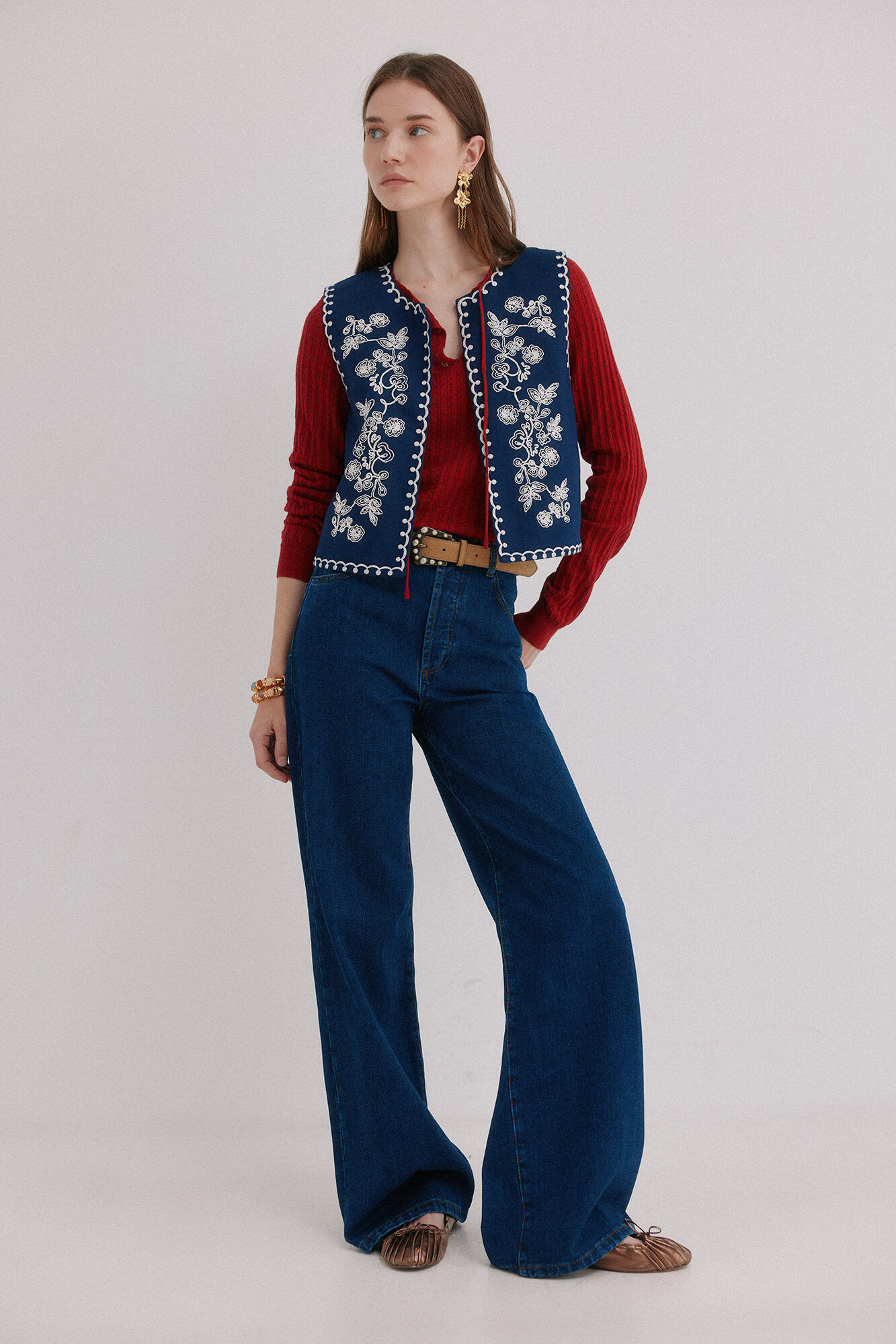 Hoss Intropia Edurne. Chaleco denim