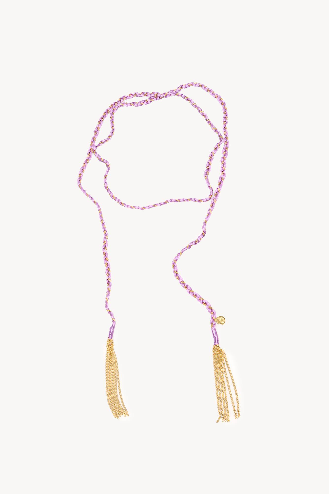 Hoss Intropia Nicole.Collar largo cadena trenzada