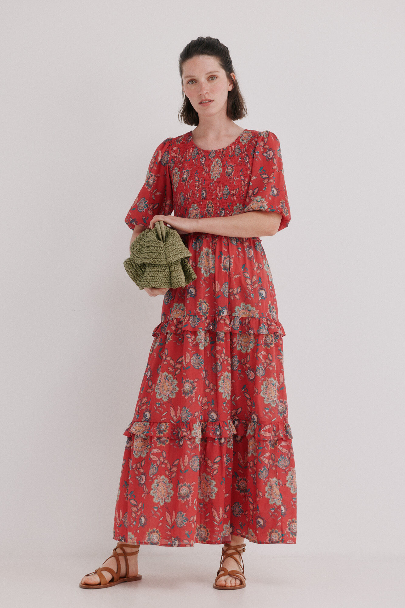 Hoss Intropia Asha. Vestido midi fluido