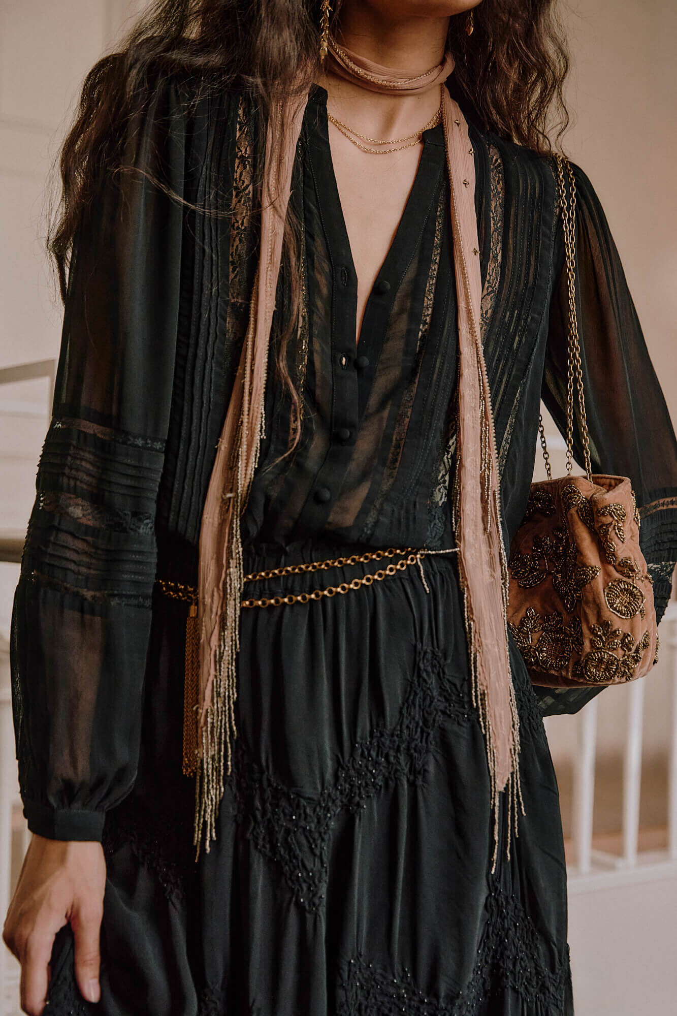 Hoss Intropia Candice. Blusa rom&acirc;ntica