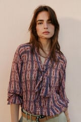 Hoss Intropia Camino. Blusa estampada Rosa