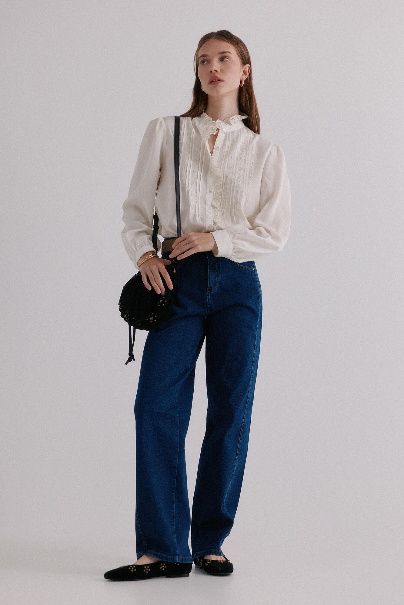 Hoss Intropia Colette. Blusa bordada