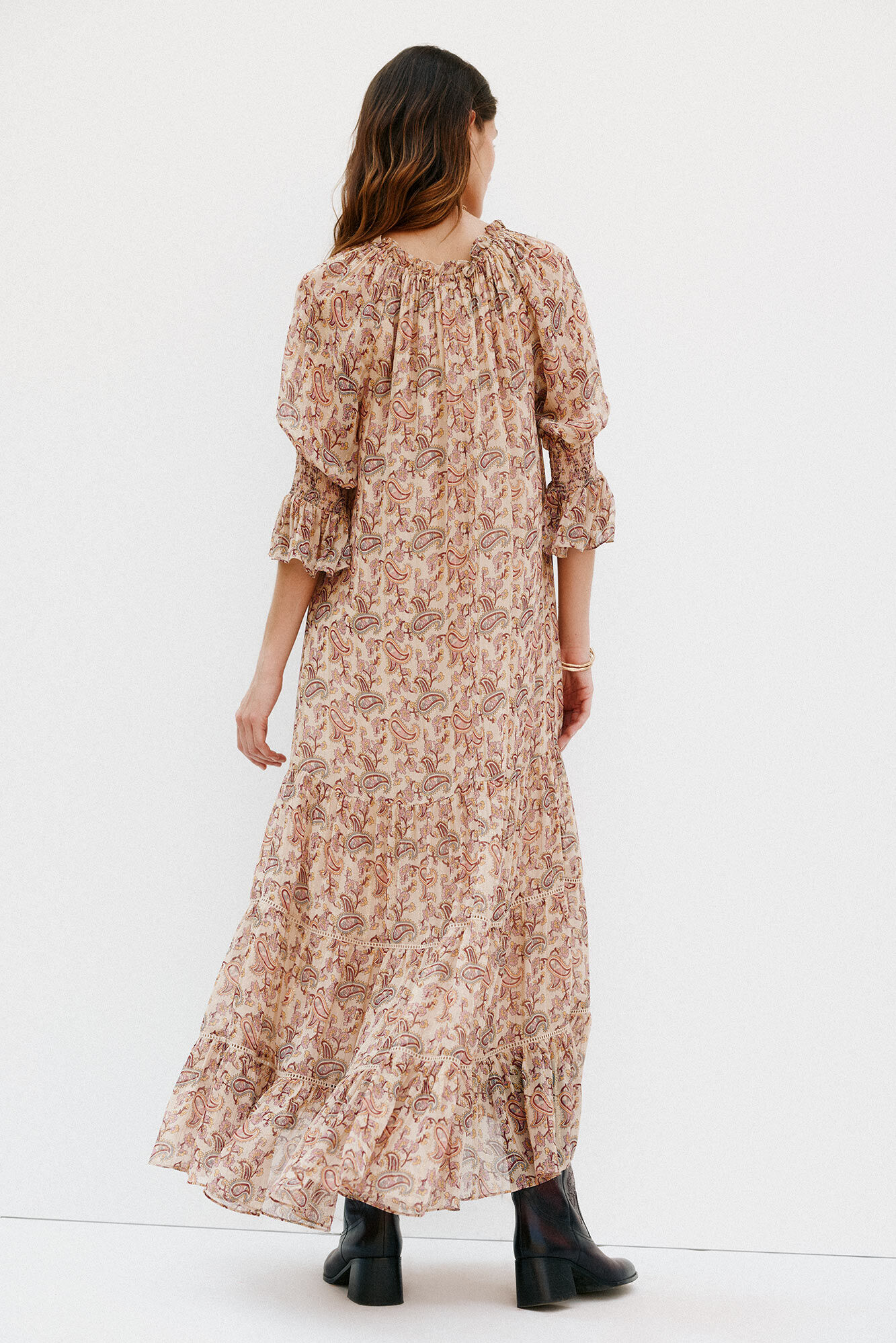 Hoss Intropia Lidia. Vestido com estampado paisley Multicolorido