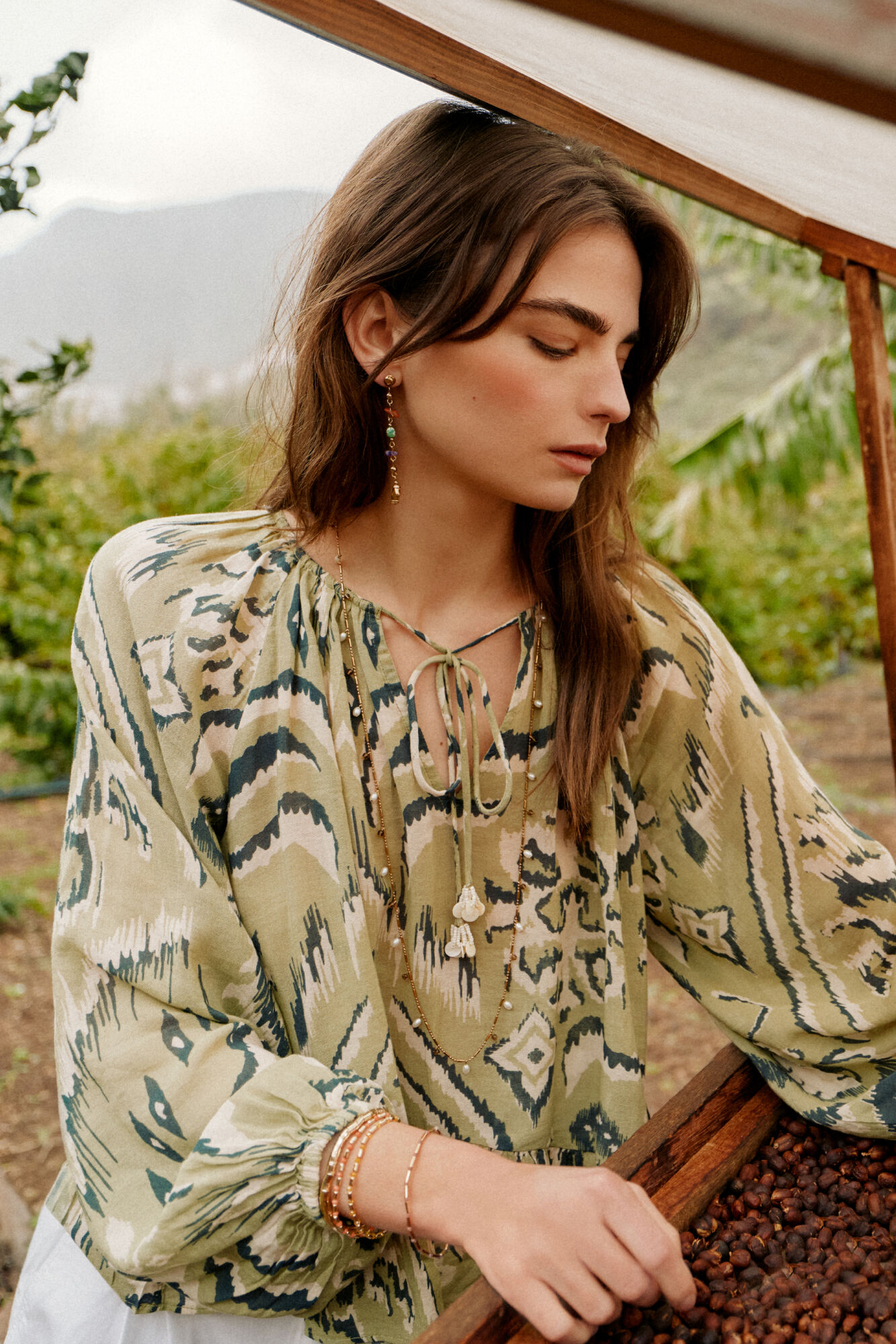 Hoss Intropia Camer&oacute;n. Blusa estampada