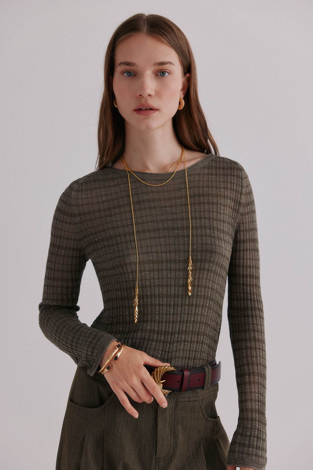 Hoss Intropia Nadine. Top estampado a rayas