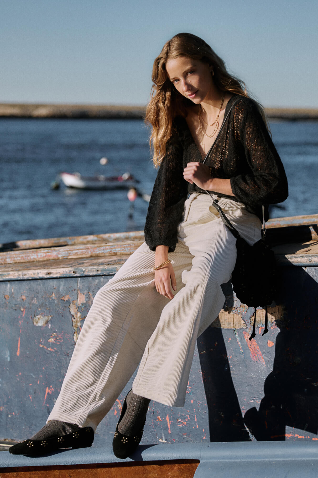 Hoss Intropia Ivy. C&aacute;rdigan calado