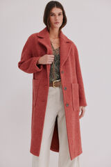 Hoss Intropia Flora. Abrigo con bolsillos Rosa