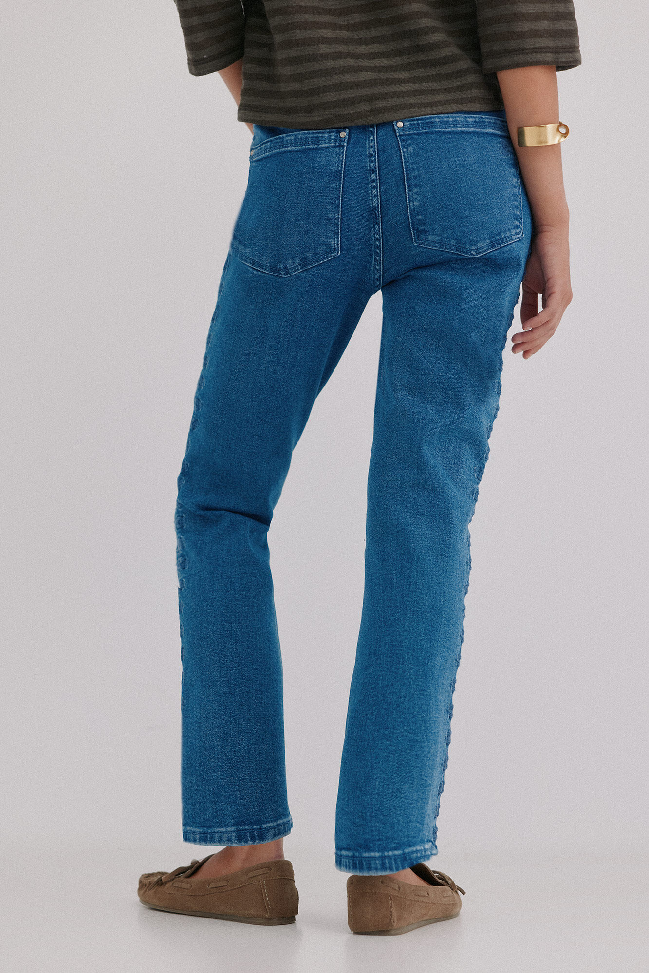 Hoss Intropia Bernadete. Cal&ccedil;a jeans bootcut Azul