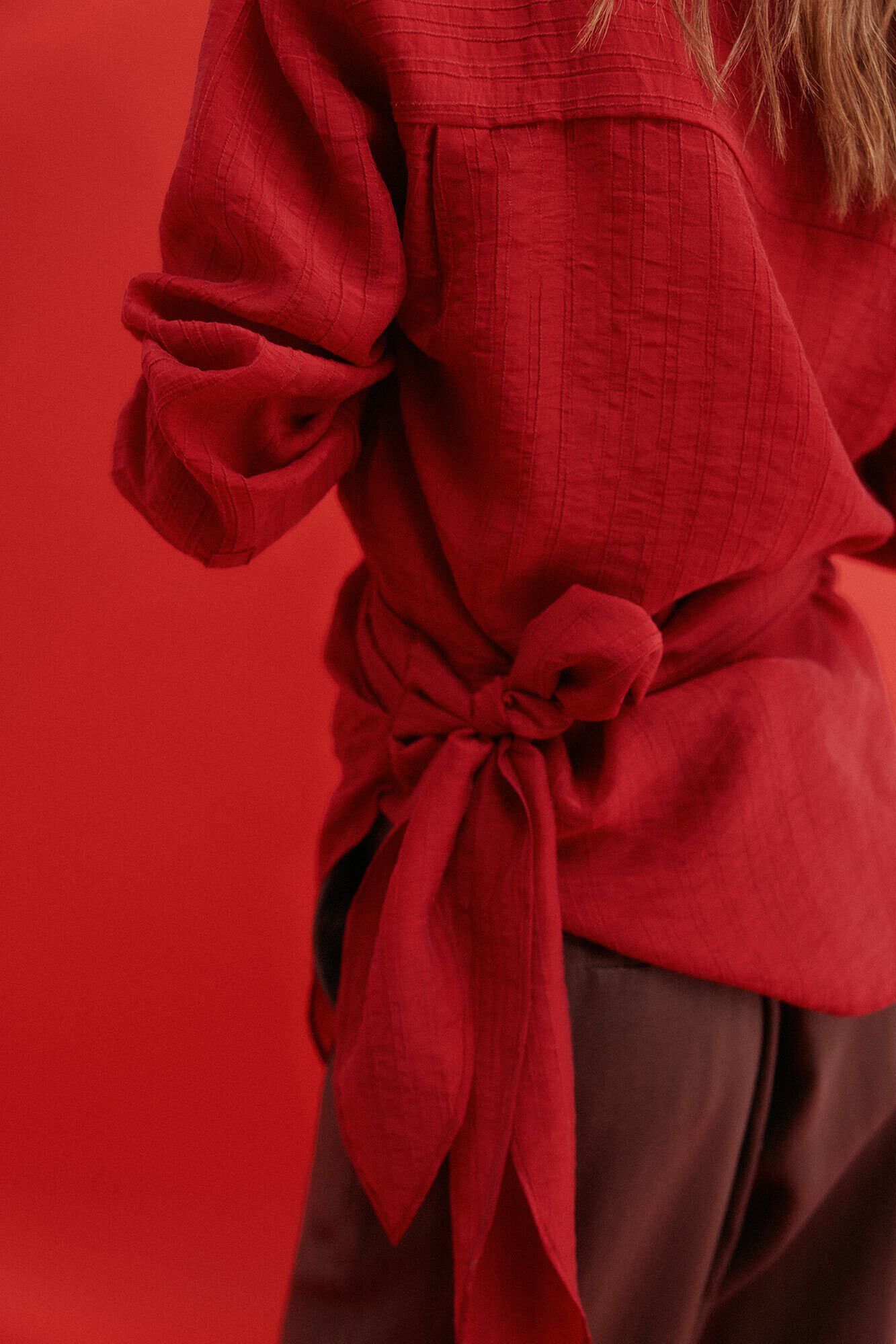 Hoss Intropia Striped blouse Cosette Red