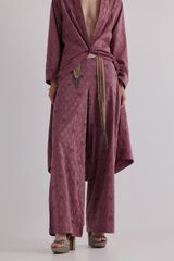 Hoss Intropia Paulina. Jacquard trousers Pink