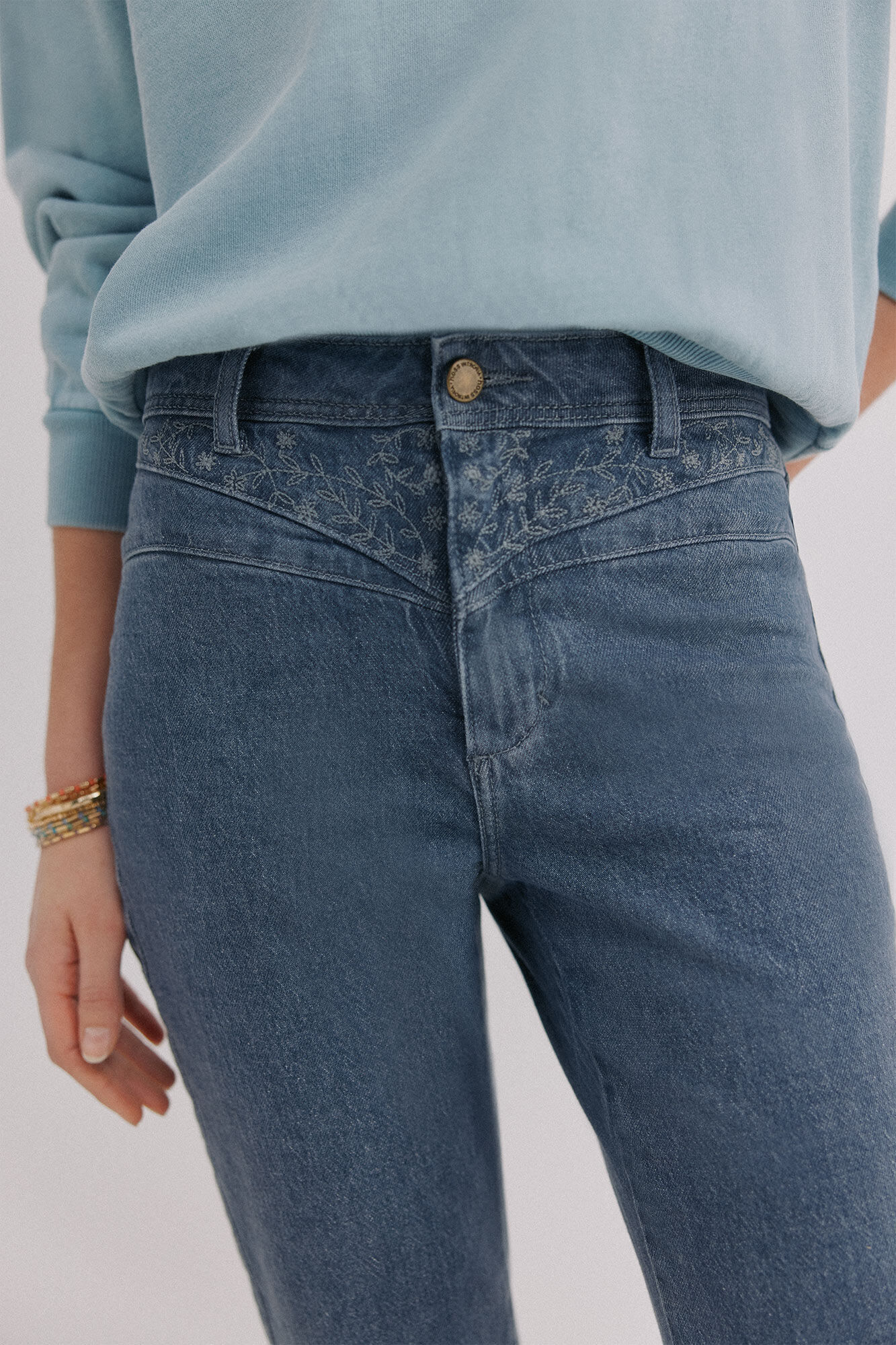 Hoss Intropia Bootcut jeans Bernice Gray