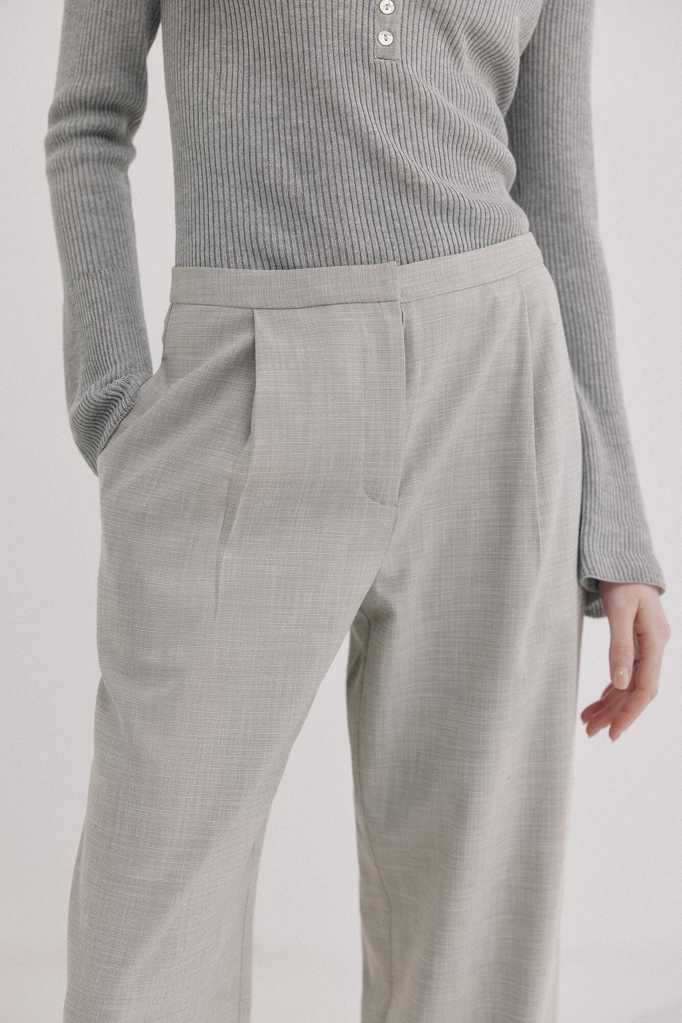 Hoss Intropia Bimba. Pantalones de traje Gris