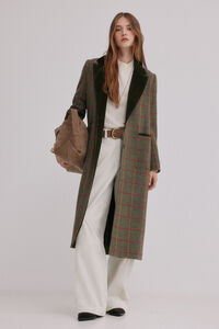 Hoss Intropia Fabrizia. Levita a cuadros