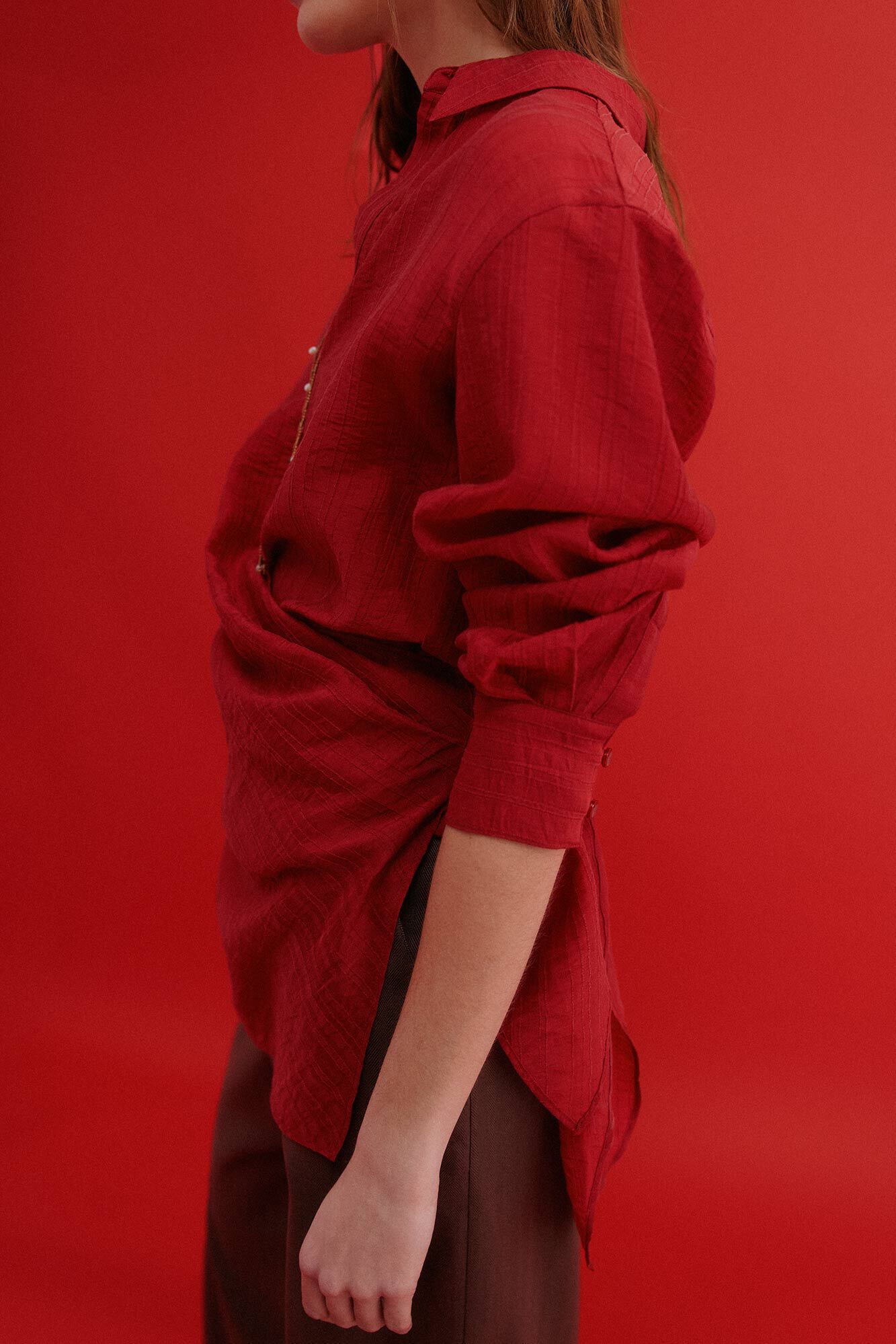 Hoss Intropia Striped blouse Cosette Red