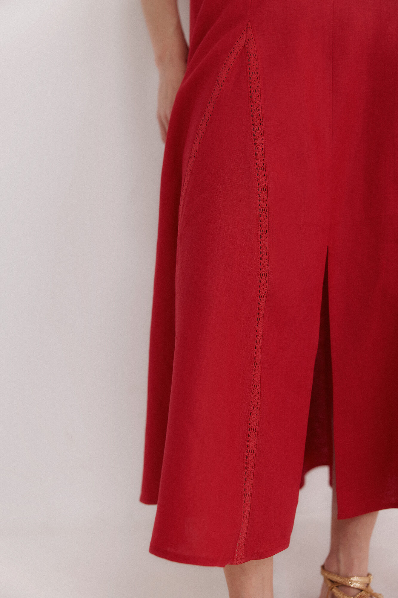 Hoss Intropia Red midi dress AILIN Red