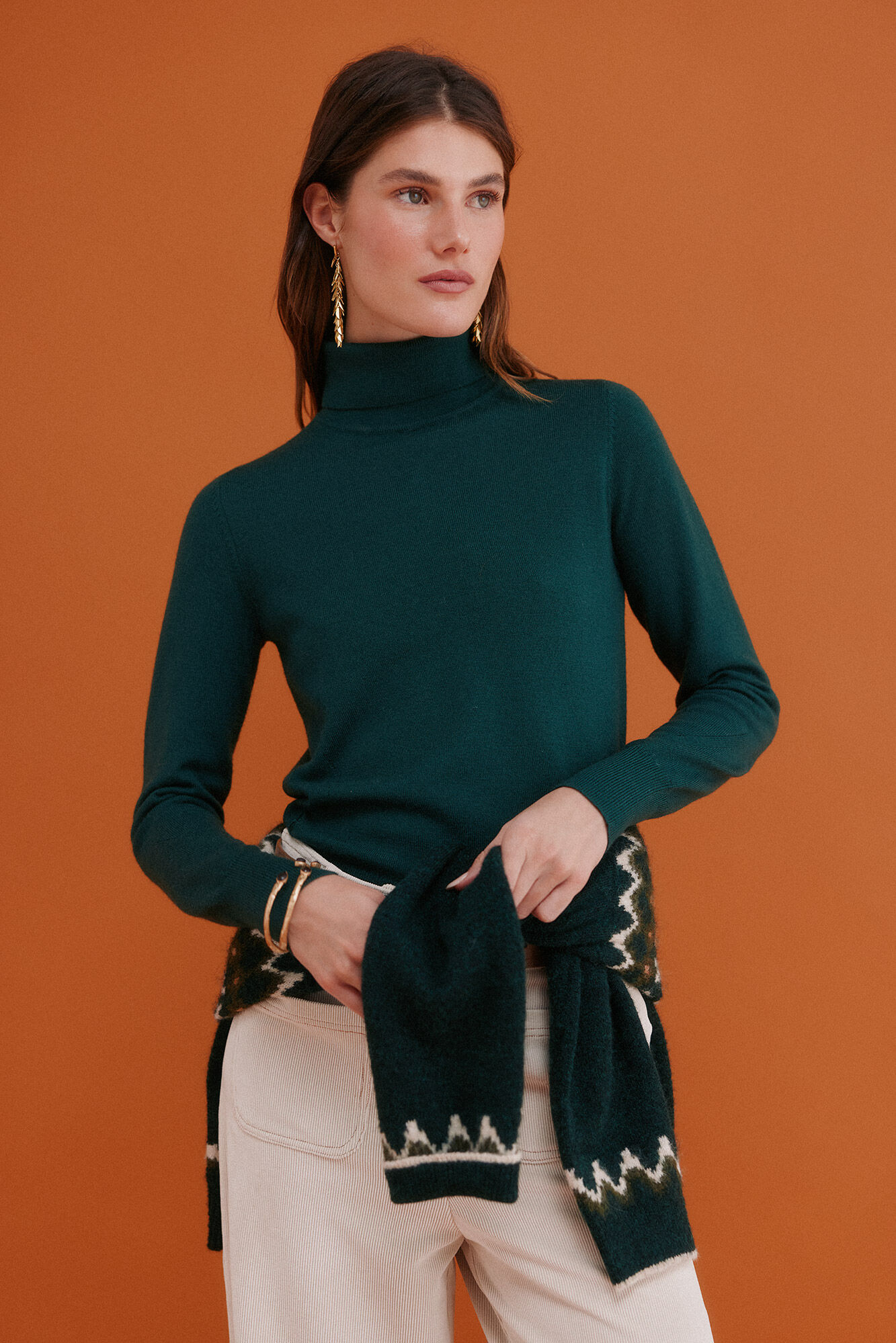 Hoss Intropia Ilse. Jersey cuello vuelto