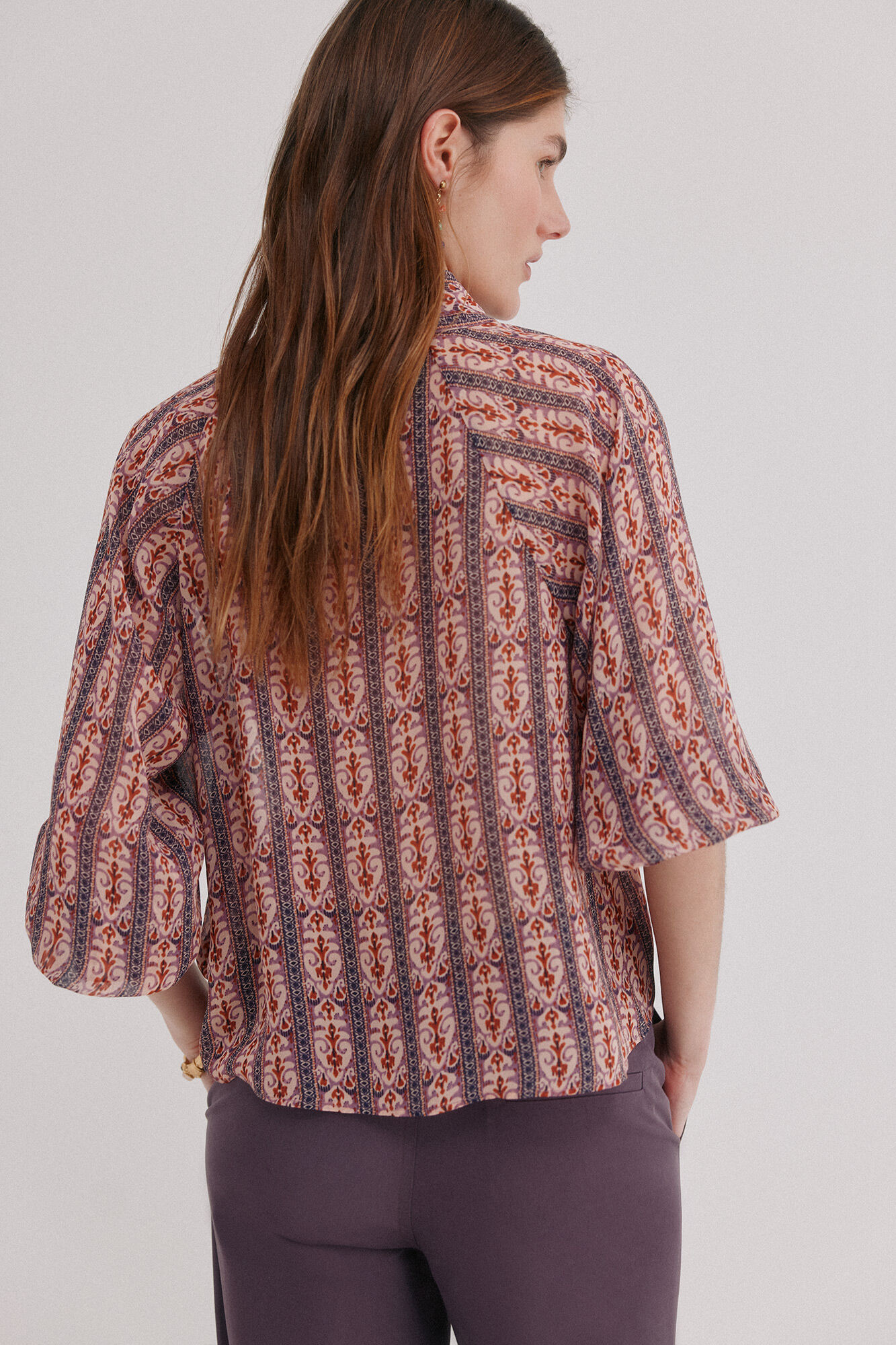 Hoss Intropia Camino. Blusa estampada Rosa