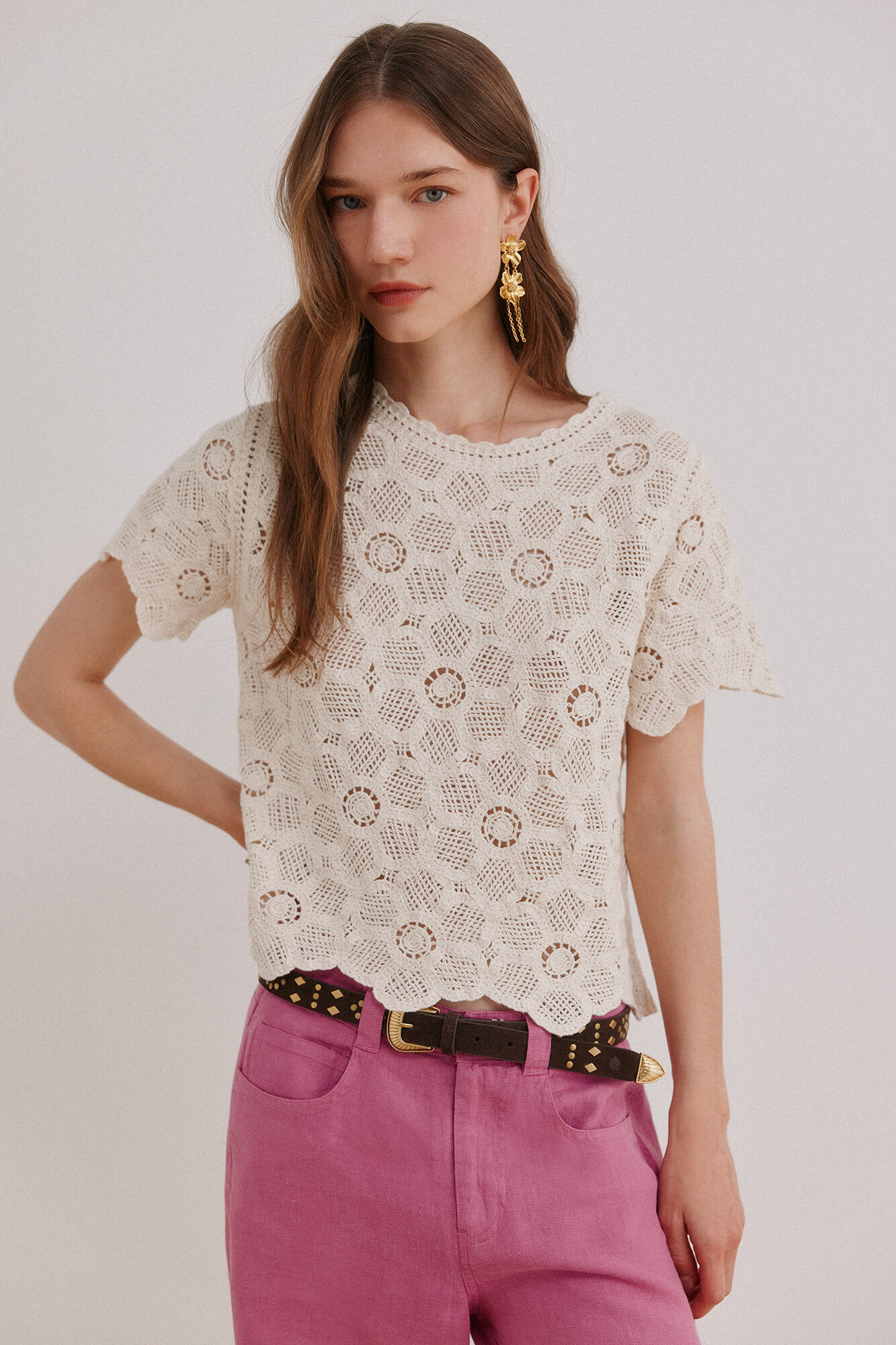 Hoss Intropia Irune. Top crochet