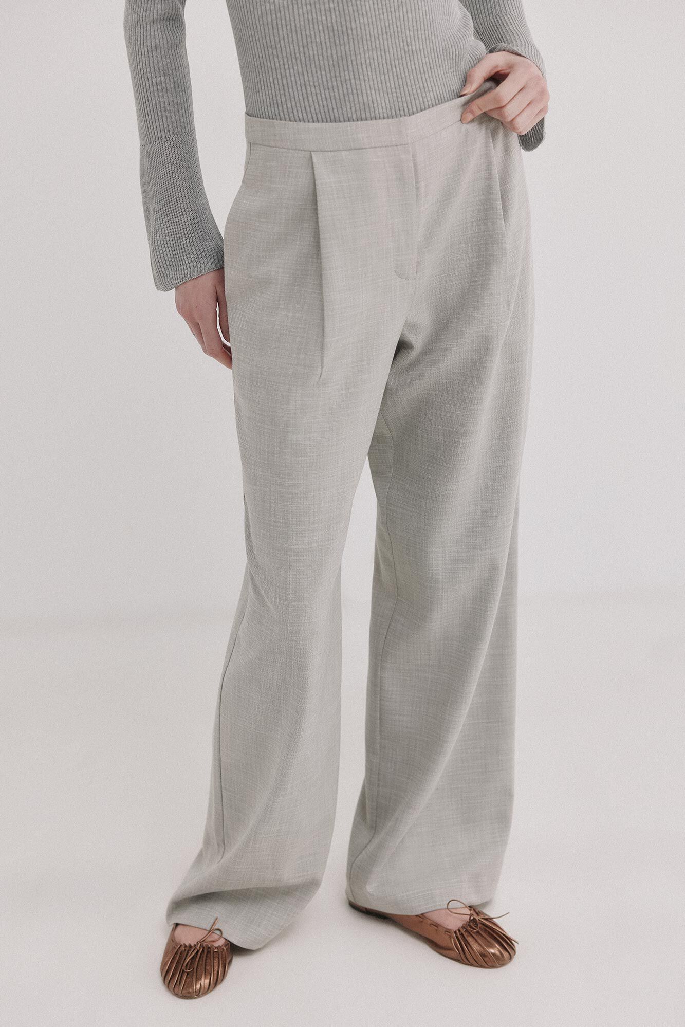 Hoss Intropia Bimba. Pantalones de traje Gris