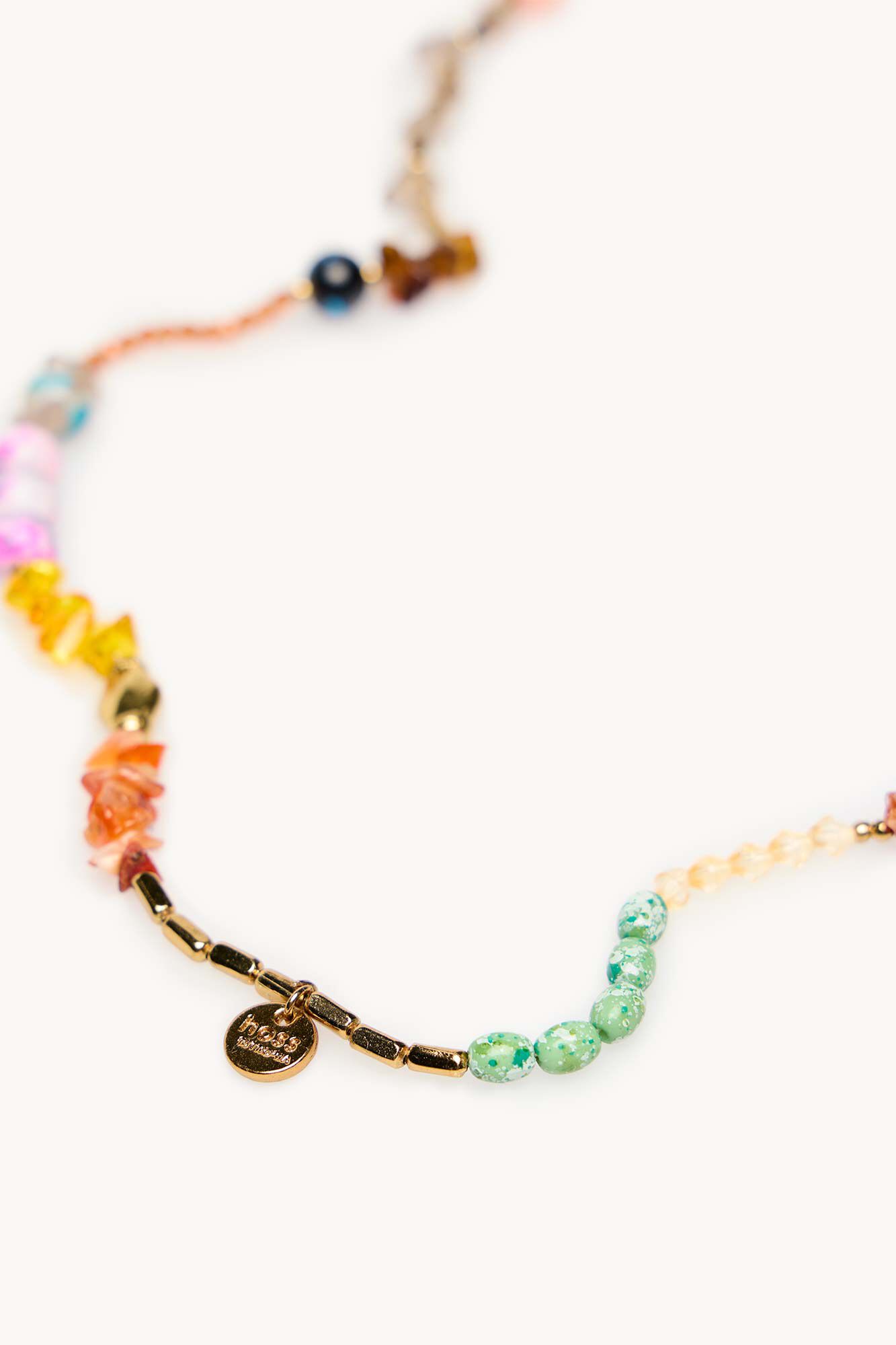 Hoss Intropia Gemstones necklace Lara Gold