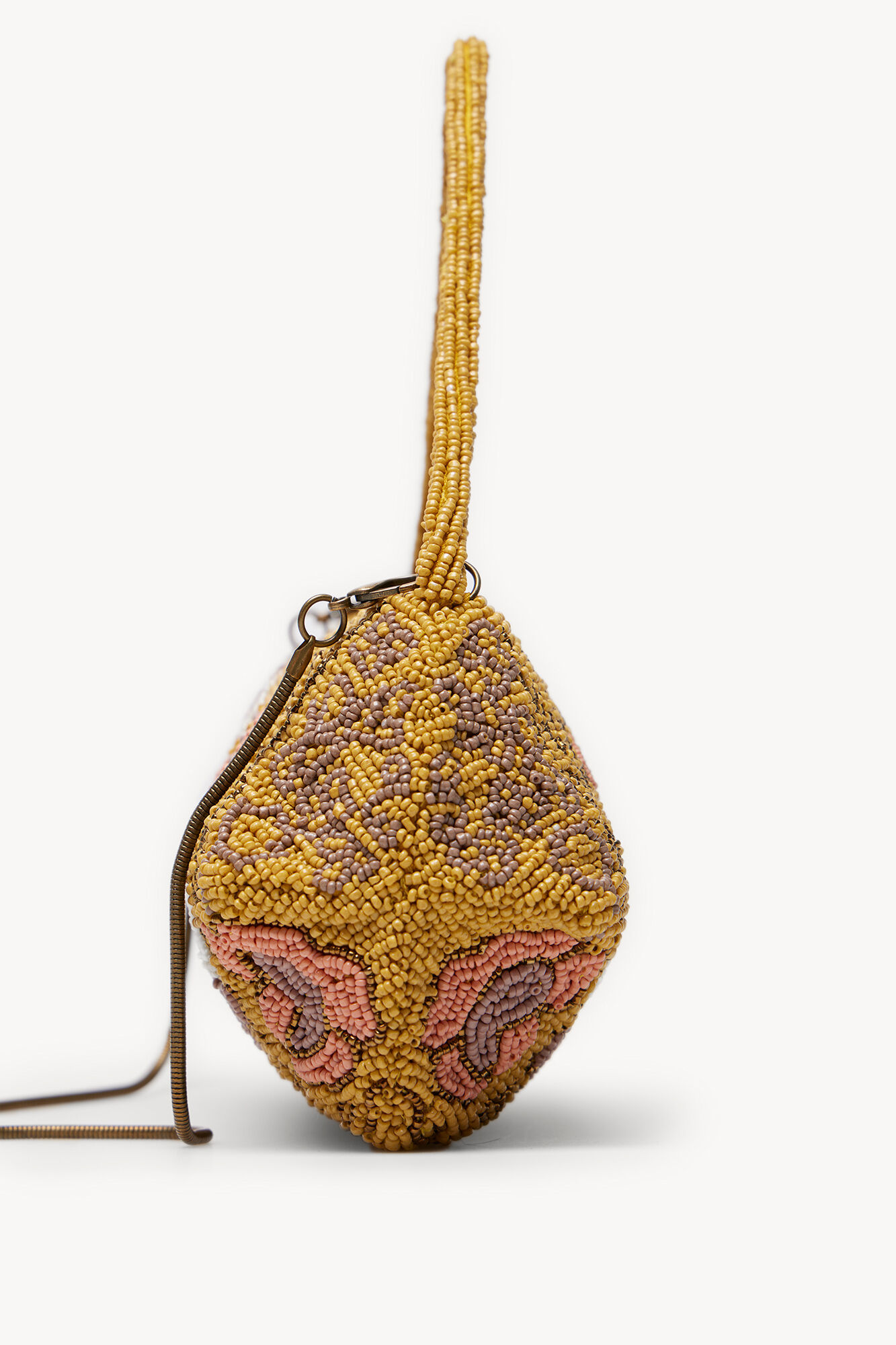 Hoss Intropia Danna. Vintage style embroidered bag Gold