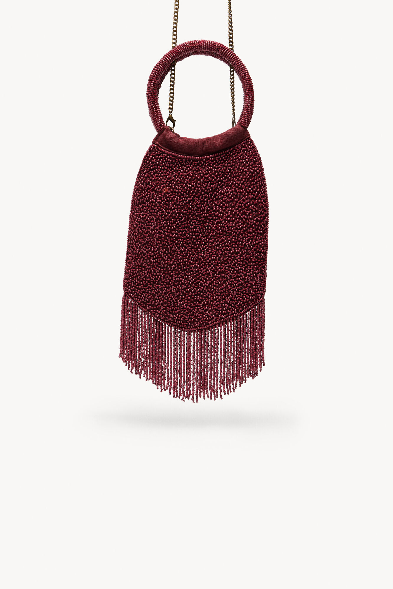 Hoss Intropia Mafalda. Ethnic beaded bag Red