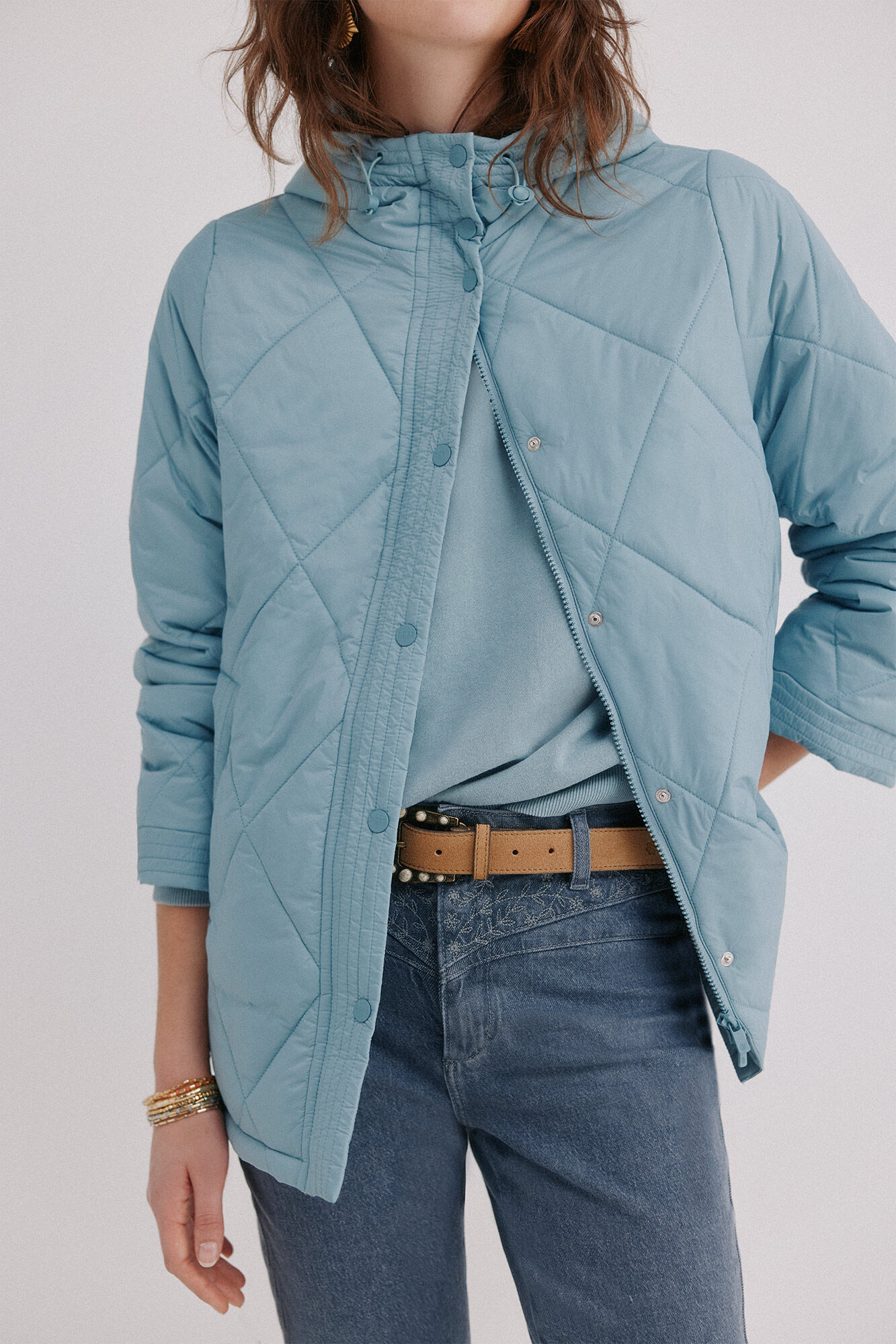 Hoss Intropia Dahlia. Deportiva acolchada Azul