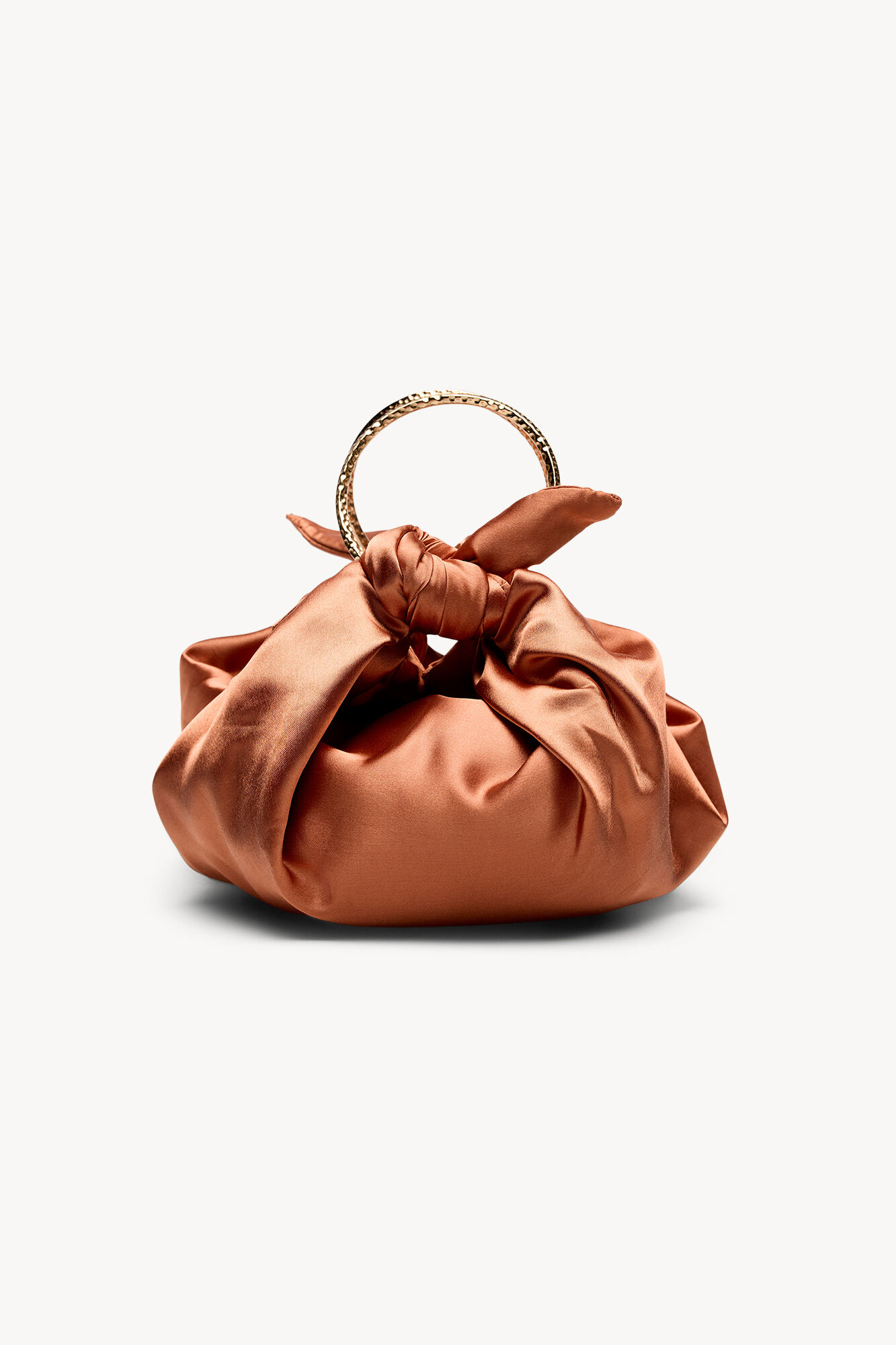 Hoss Intropia Nora. Bolso de sat&eacute;n Coral