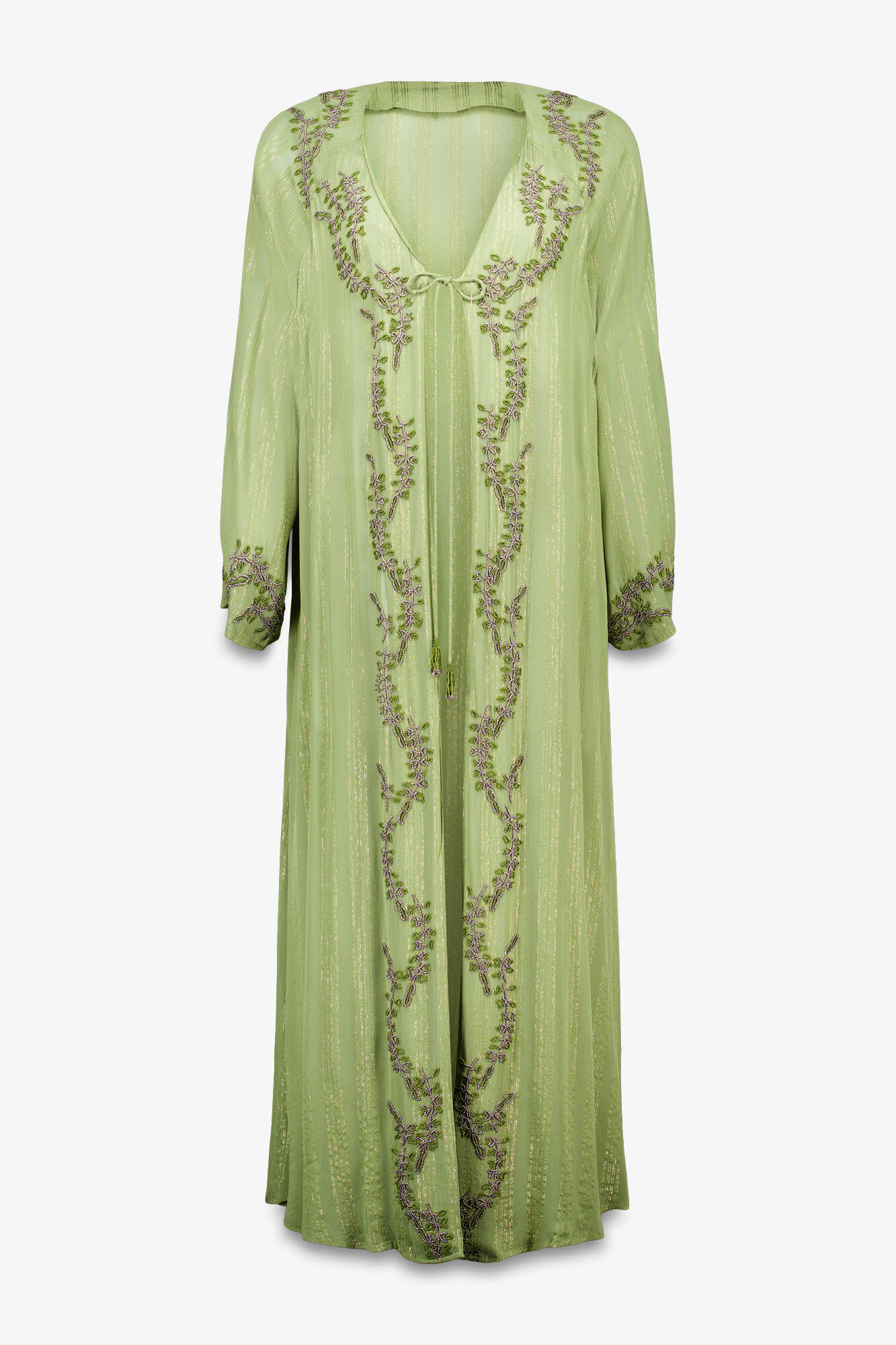 Hoss Intropia Zena. Kimono bordado Verde