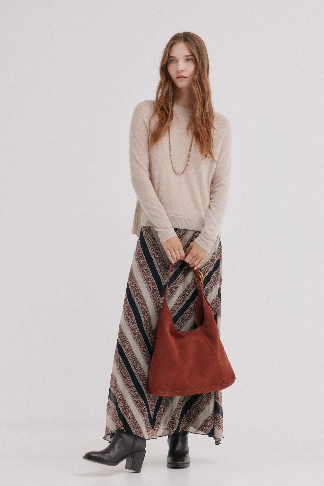 Hoss Intropia Ramina. Falda estampada