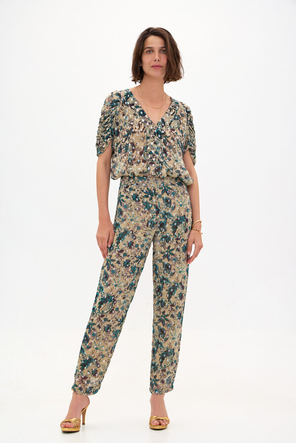 Hoss Intropia Piper. Jacquard trousers with print Several