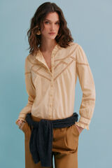 Hoss Intropia Romantic blouse Chiara Yellow