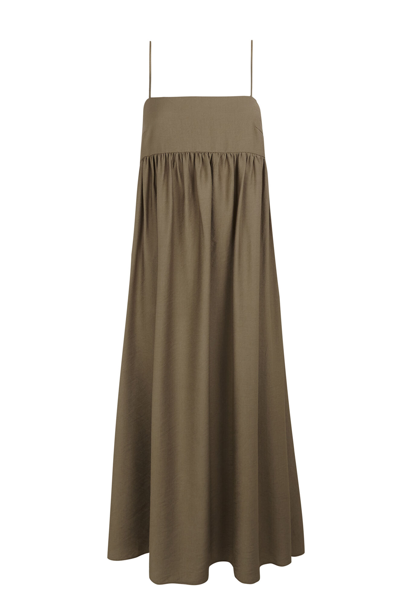 Hoss Intropia Asunci&oacute;n. Vestido com la&ccedil;ada Verde