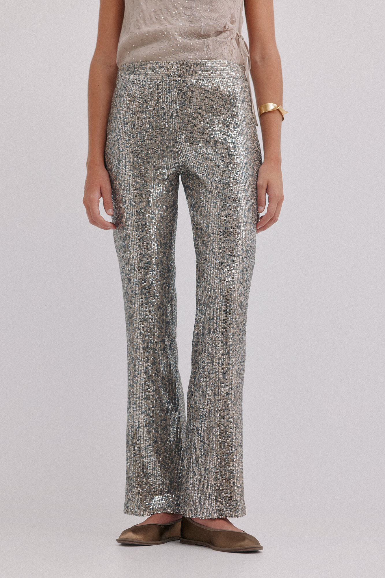 Hoss Intropia Priscilla. Pantalones de lentejuelas