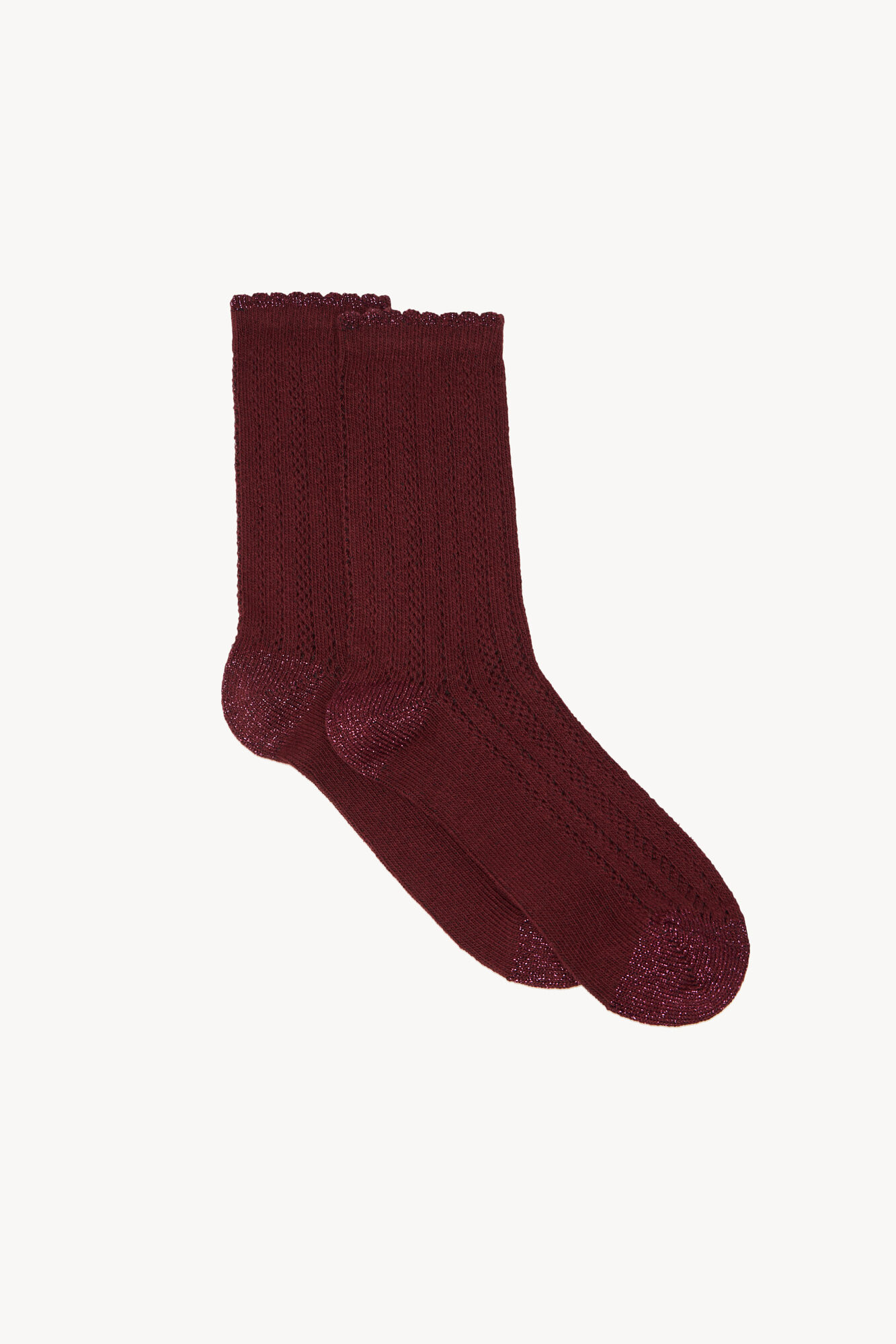 Hoss Intropia Leila. Calcetines calados lurex