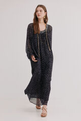 Hoss Intropia Aitana. Vestido com bordado Preto
