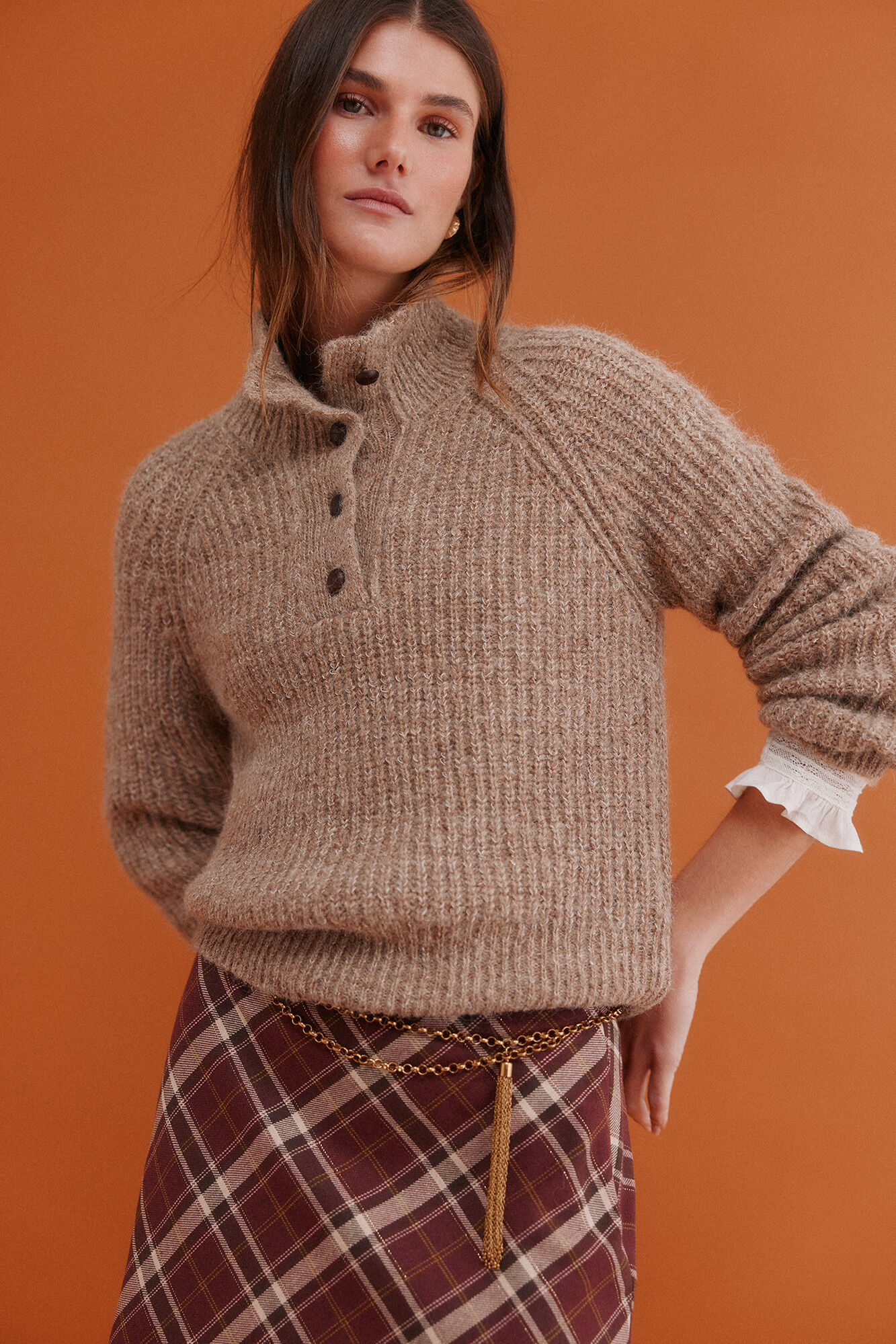 Hoss Intropia Irina. Jersey cuello perkins