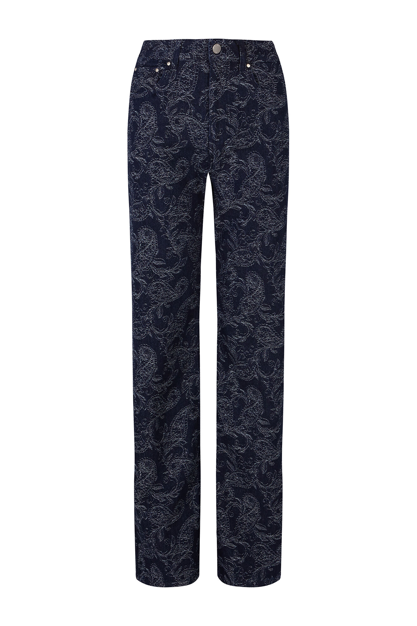 Hoss Intropia Brenda. Jeans jacquard Azul