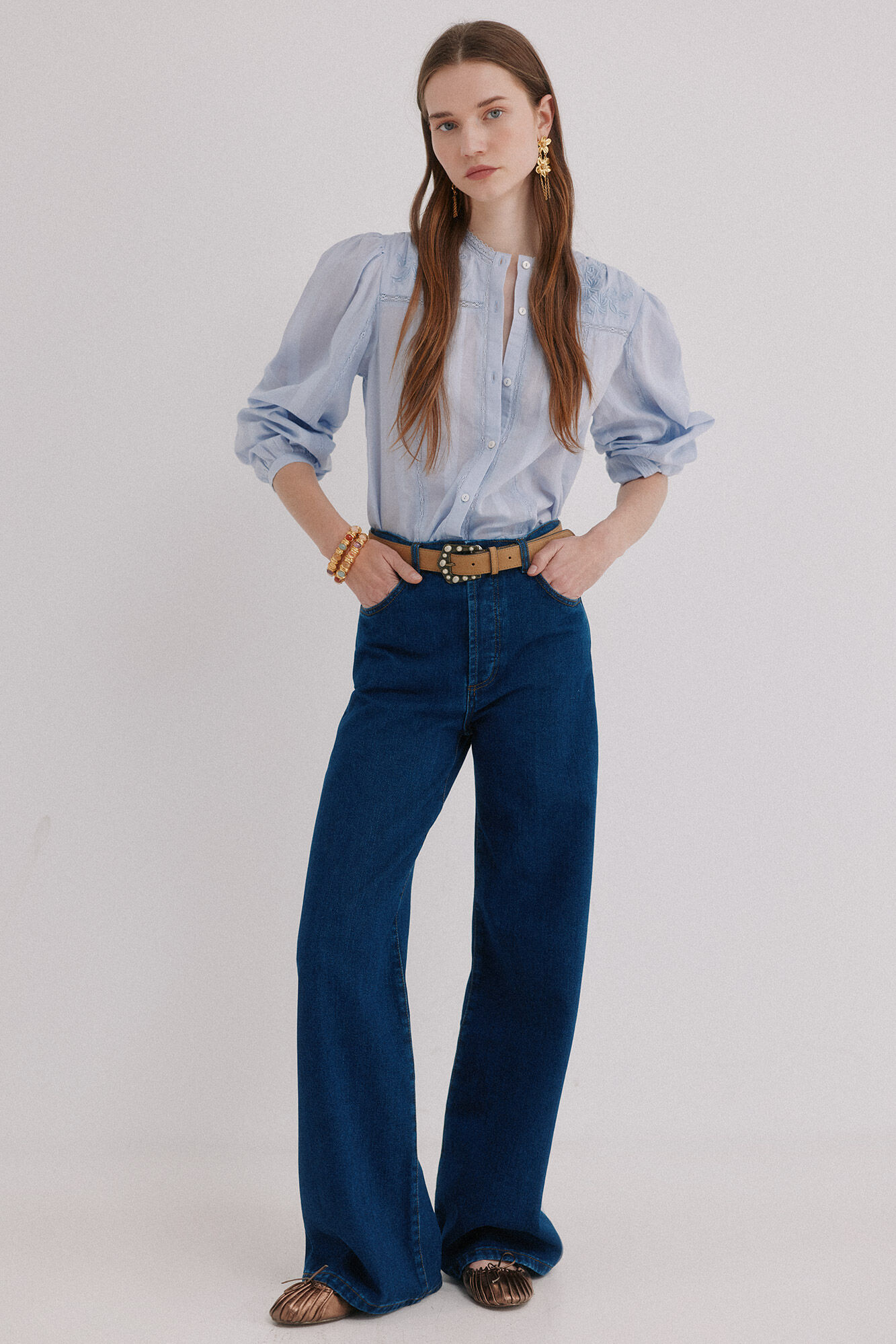 Hoss Intropia Bahiana. Vaqueros wideleg