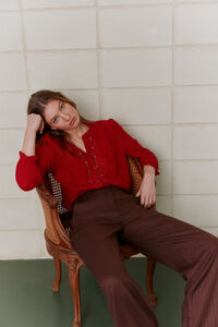 Hoss Intropia Caridad. Blusa rom&aacute;ntica