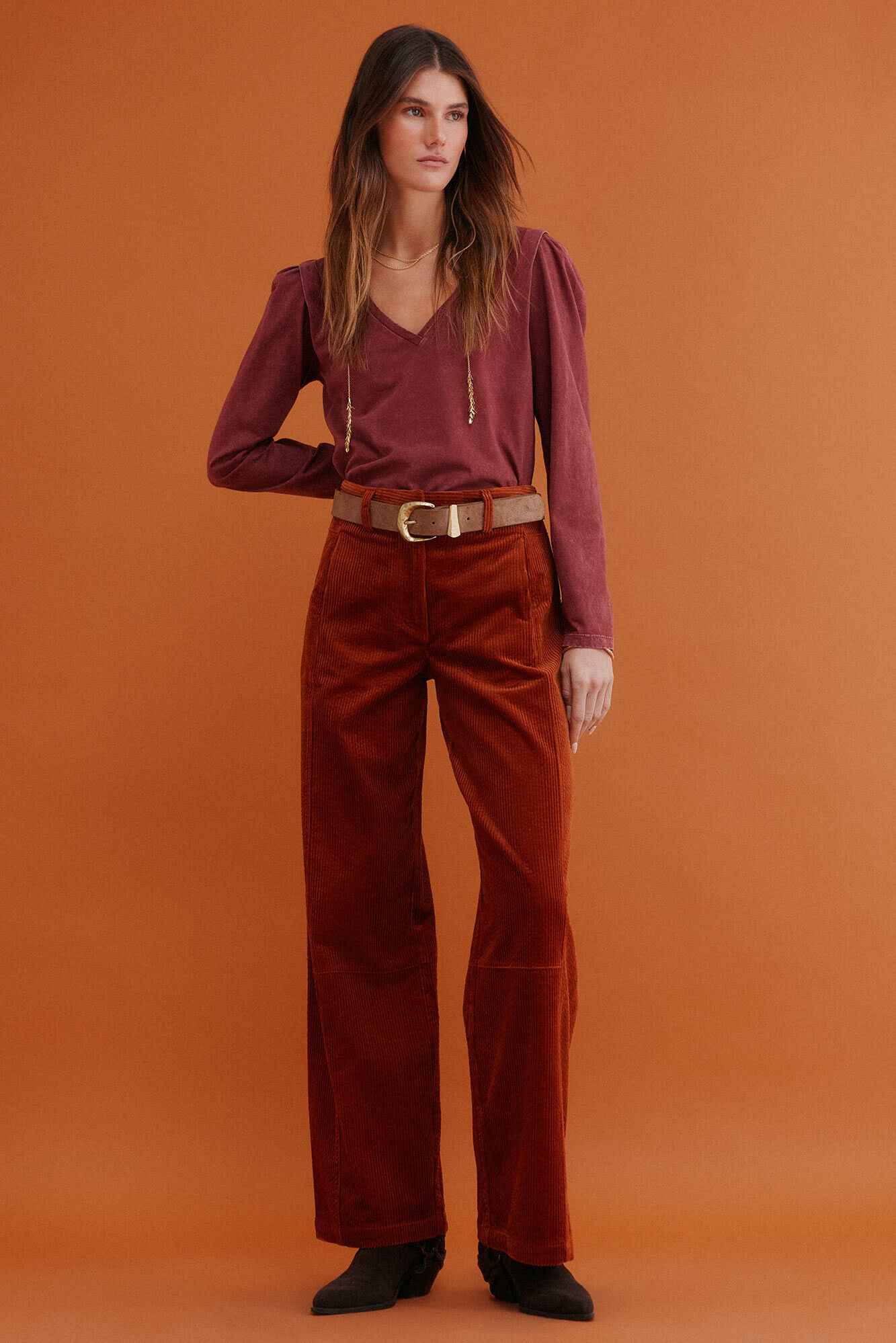 Hoss Intropia Maialen. Camiseta efecto lavado