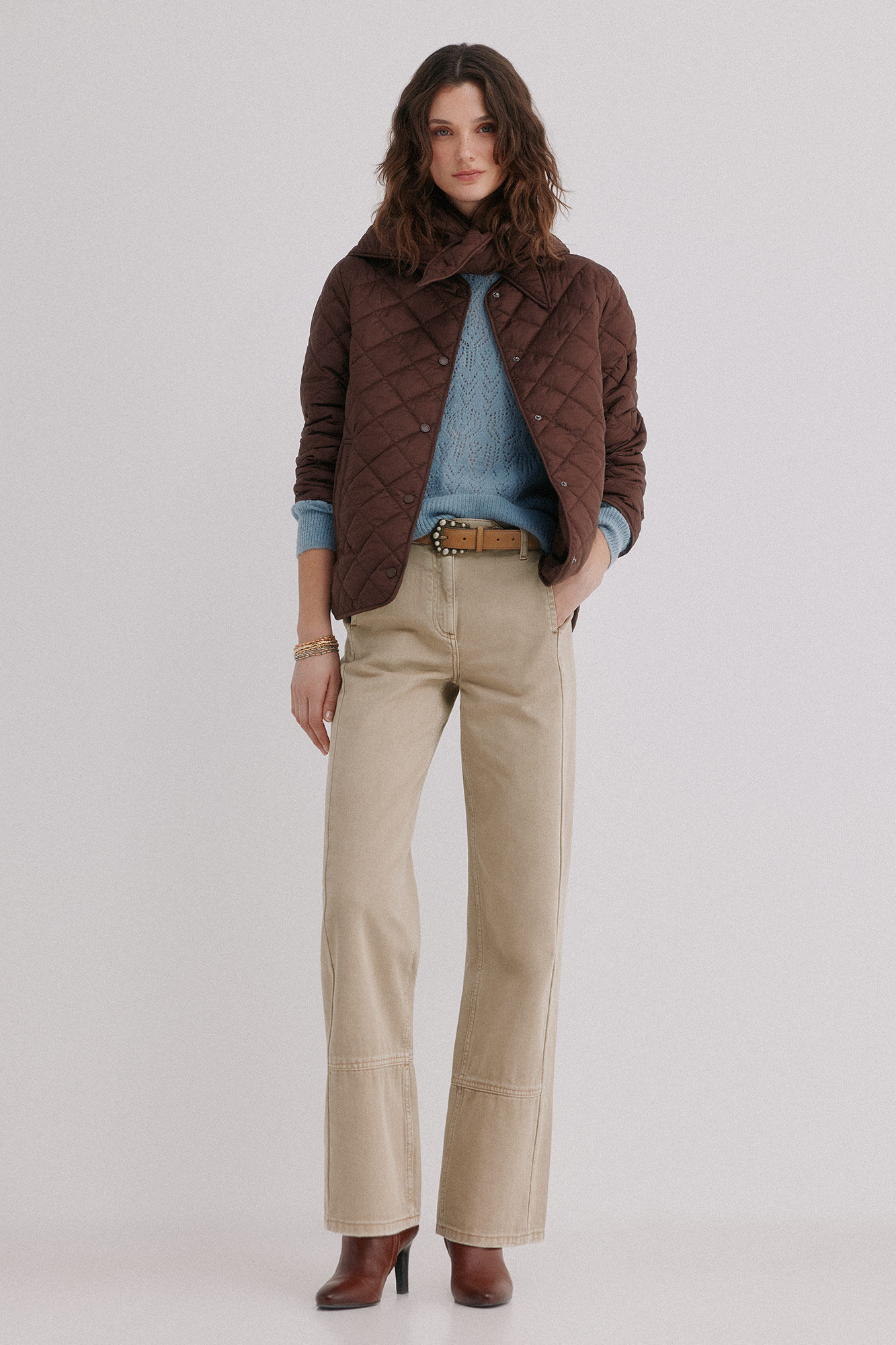 Hoss Intropia Damienne. Abrigo acolchado Marron